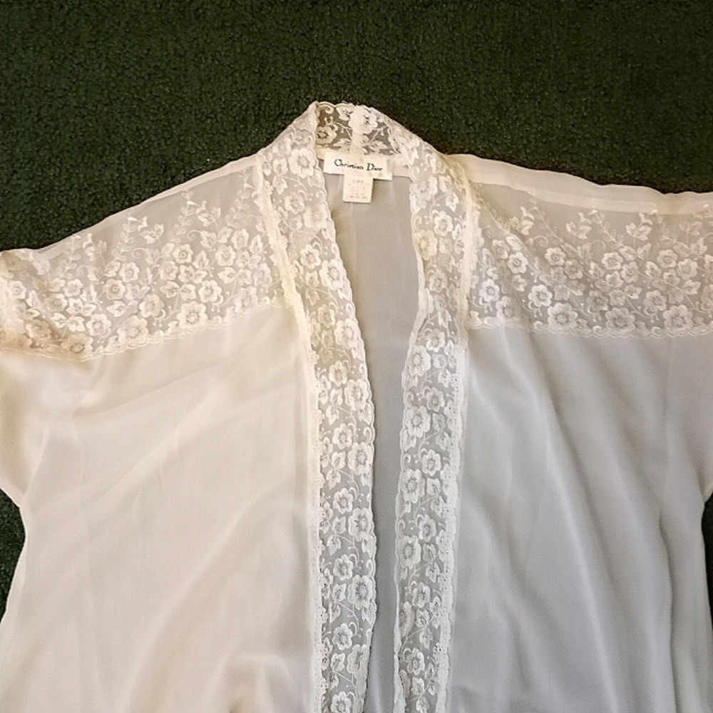 VTG RARE Christian Dior Lingerie/Swimsuit Cover-up - Picture 3 of 5